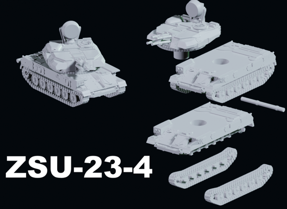 Modern Warfare ZSU-23-4 Tank - 2 pack (Jason Miller Design) (1/100)