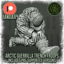 Load image into Gallery viewer, Arctic Guerilla Trench Fighter Casualties Pack (Legion) (Sci-Fi) (DSM)
