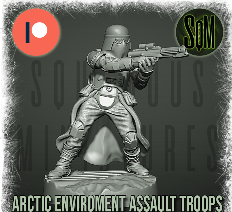 Arctic Environmental Assault Trooper Bundle - #1 (Heavy Weapons) (Legion) (Sci-Fi) (DSM)