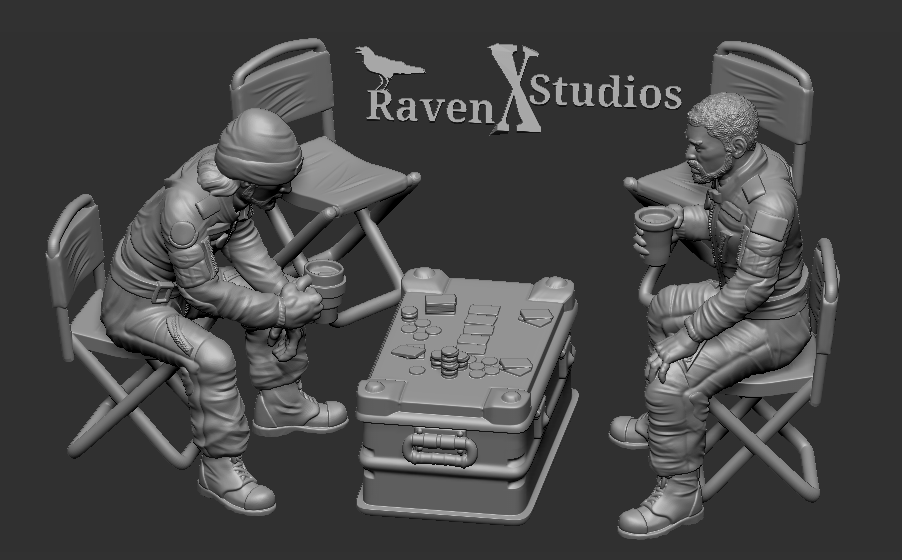 Military Support Crew Prodos Scale (SciFi) (Raven X)