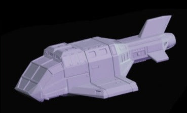 Assault Ship Terrain Piece (Jason Miller Design) (Legion) (SciFi)