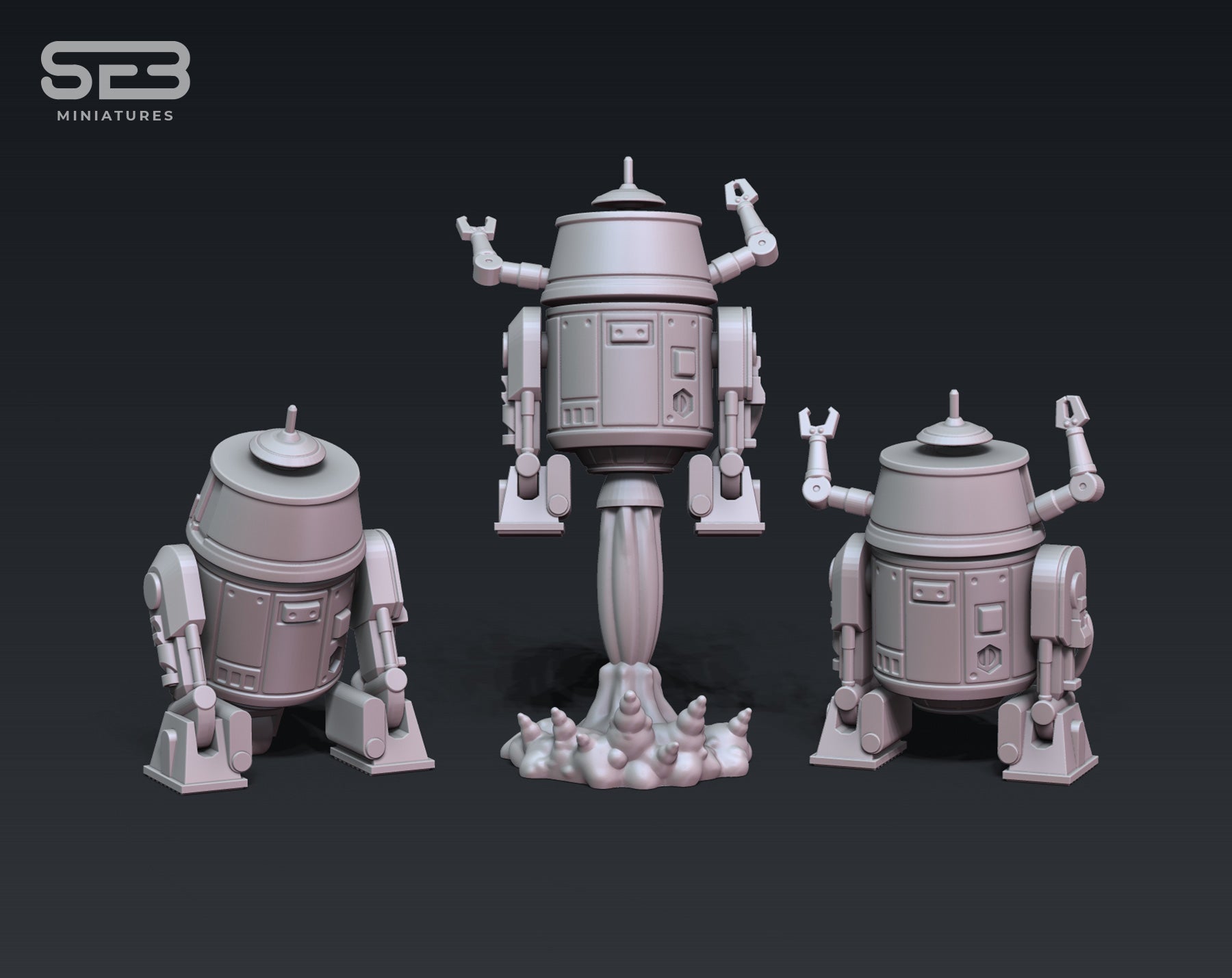 Clanker Droid (Legion) (Sci-Fi) (Anvilrage) (Stargrave) – Ham Solo 3D  Printing