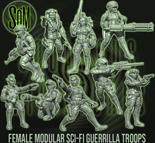 Load image into Gallery viewer, Female Jungle Fighters Bundle (Sci-Fi) (DSM)
