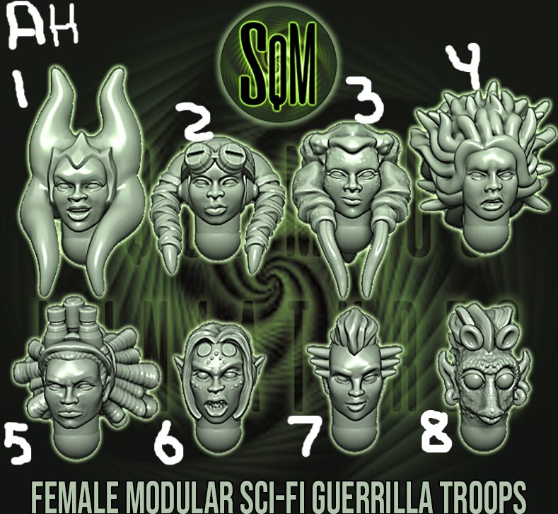 Custom Female Jungle Fighters Bundle (Sci-Fi) (DSM)
