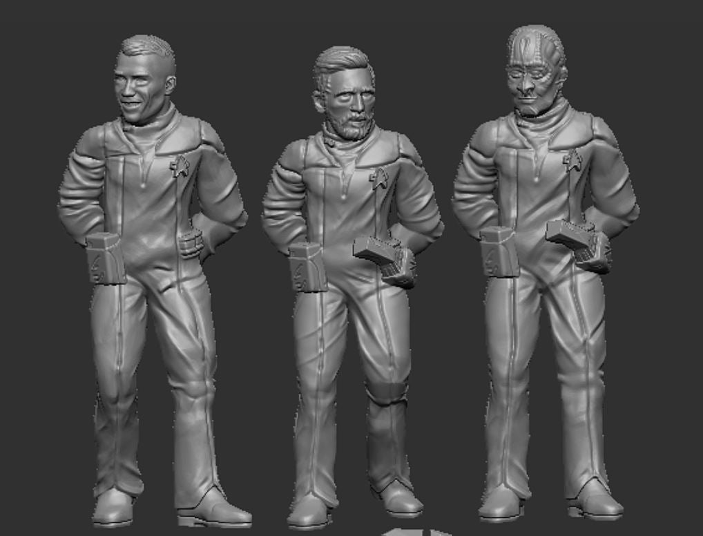 Federation Command Team (Legion) (SciFi) (Raven X) – Ham Solo 3D Printing