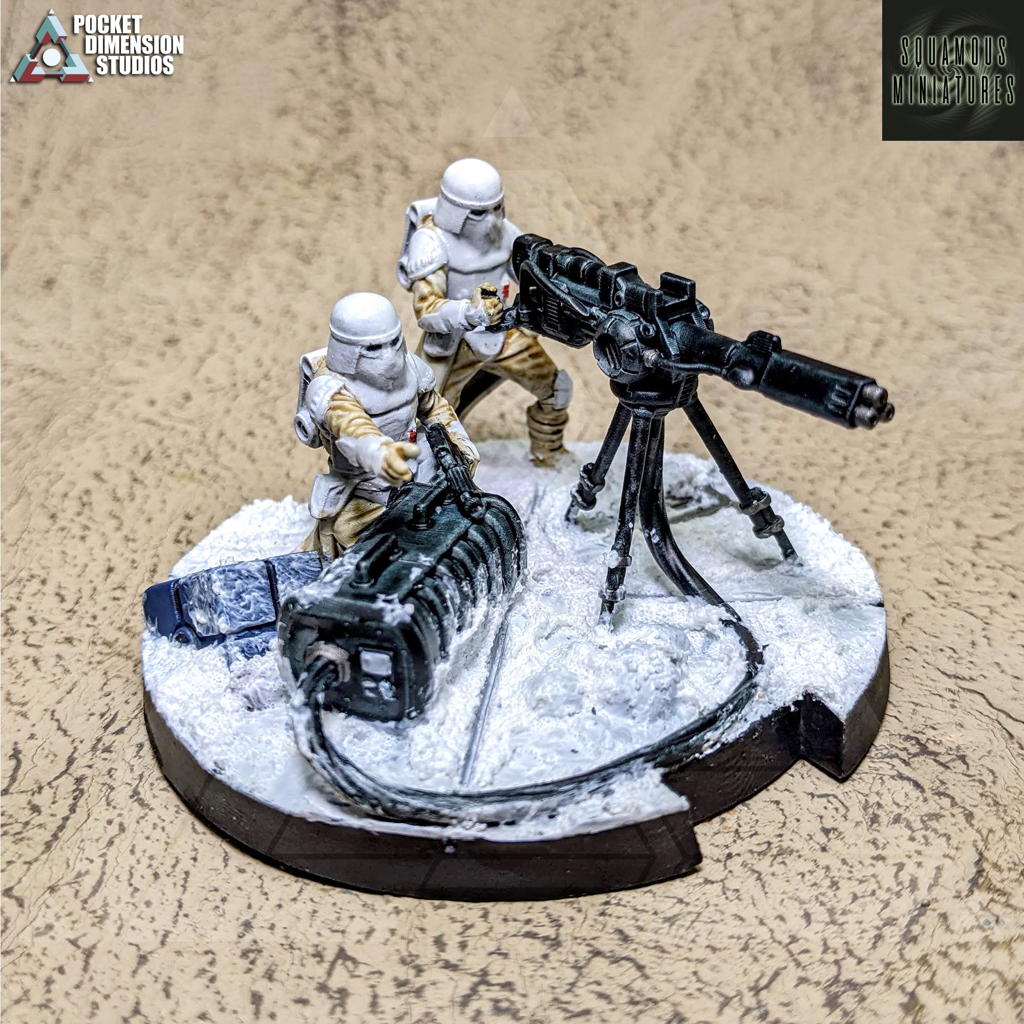 Arctic Environment Troopers and Turbo Energy Cannon (PDS) (Legion) (Sci-Fi) (DSM)