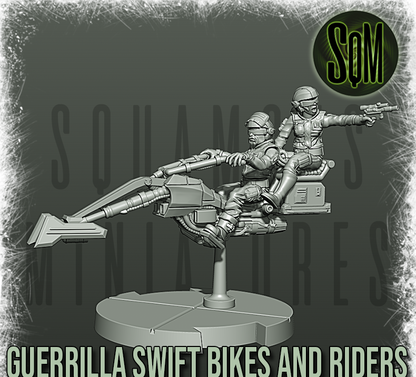 Speeder Bike with Riders (Legion) (Sci-Fi) (Squamous)