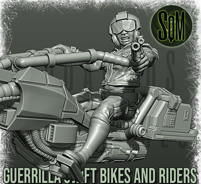 Speeder Bike Bundle with Riders (Legion) (Sci-Fi) (Squamous)