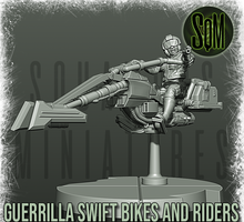 Load image into Gallery viewer, Speeder Bike with Riders (Legion) (Sci-Fi) (Squamous)
