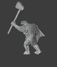 Load image into Gallery viewer, Eastern Troll Long Hammer &amp; Shield Walking (Kolbehs) (SciFi) (DandD)
