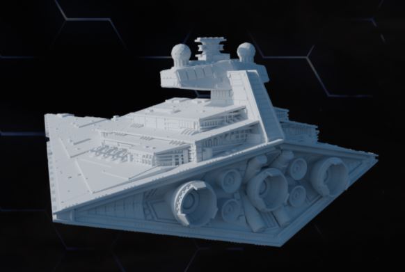 Imperial Class SD - V1 (SciFi) (Resin Engine)
