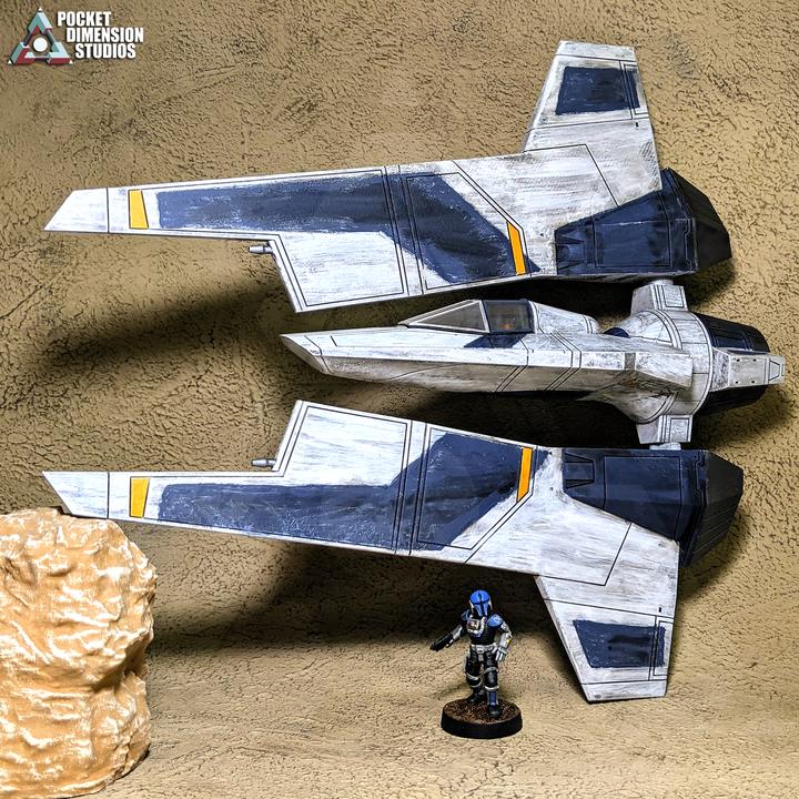 Tooth Warrior Starfighter (Legion) (Pocket Dimension Studios) (SciFi ...