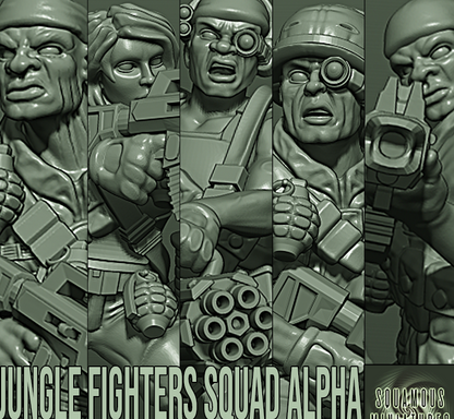 Jungle Fighters Bundle (Sci-Fi) (Squamous)