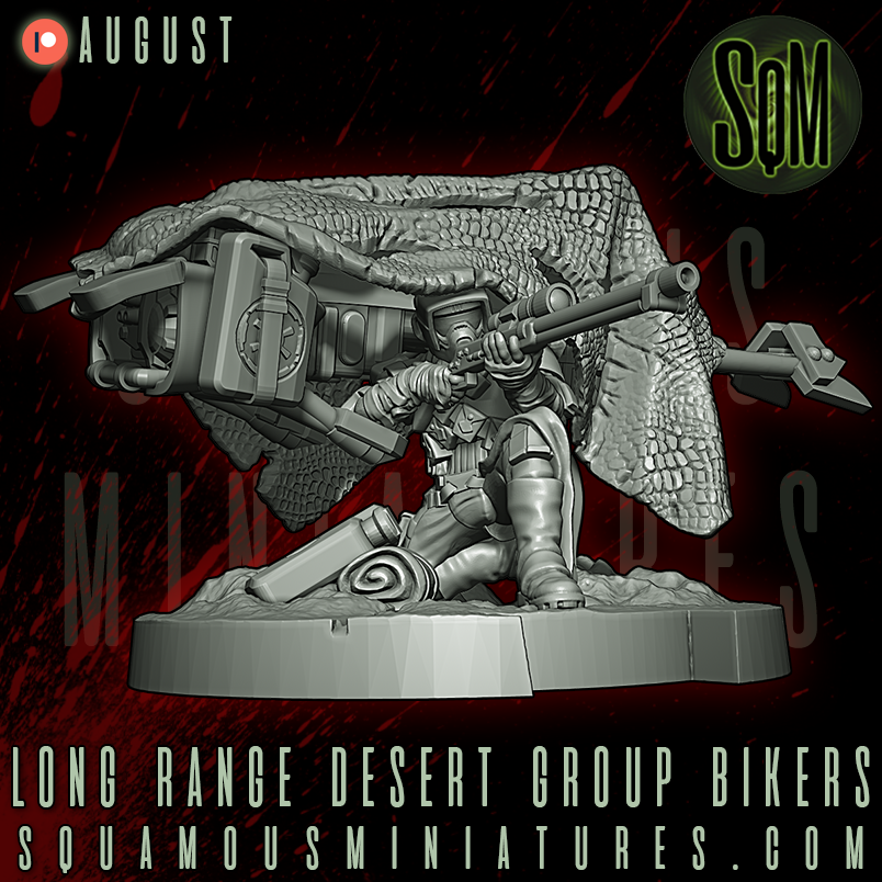 Long Range Desert Trooper with Camouflaged Speeder (Legion) (Sci-Fi) (Squamous)