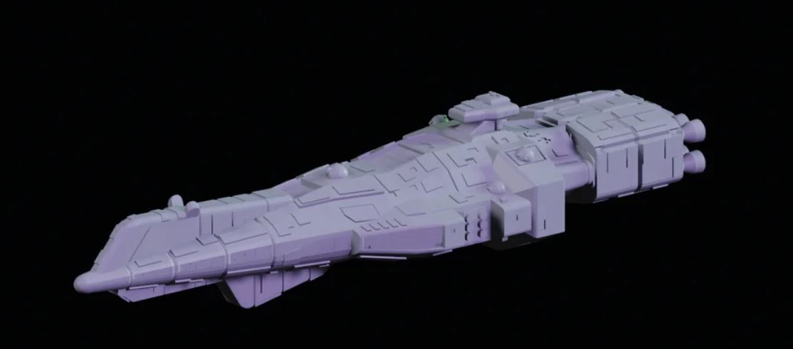 Light Cruiser 6" (Armada) (SciFi) (Jason Miller Design)
