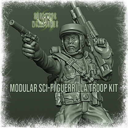Modular Sci-Fi Warrior Bundle (Legion) (Sci-Fi) (Squamous)