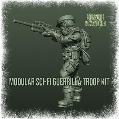 Modular Sci-Fi Warrior Bundle (Legion) (Sci-Fi) (Squamous)