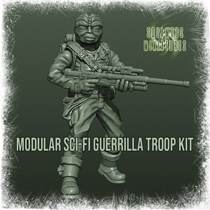 Modular Sci-Fi Warrior Bundle (Legion) (Sci-Fi) (Squamous)