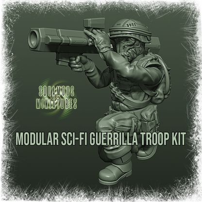 Modular Sci-Fi Warrior Bundle (Legion) (Sci-Fi) (Squamous)