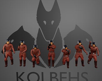 Royal Queen Elite Guards (Kolbehs) (Legion) (SciFi)
