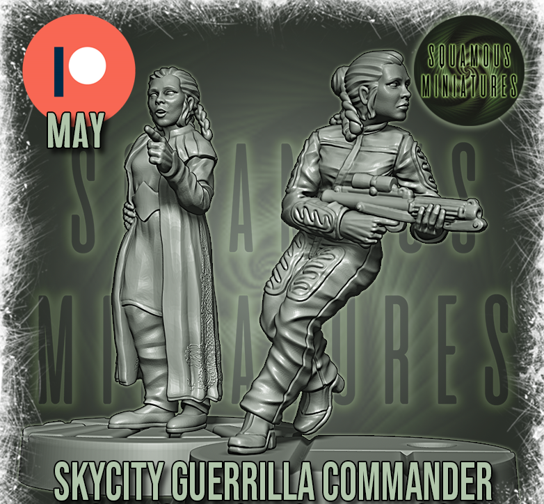 Sky City Guerilla Commander 2 Pack (Legion) (Sci-Fi) (Squamous)