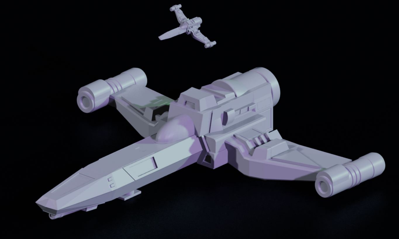Scout Starfighter (Armada) (SciFi) (Jason Miller Design)
