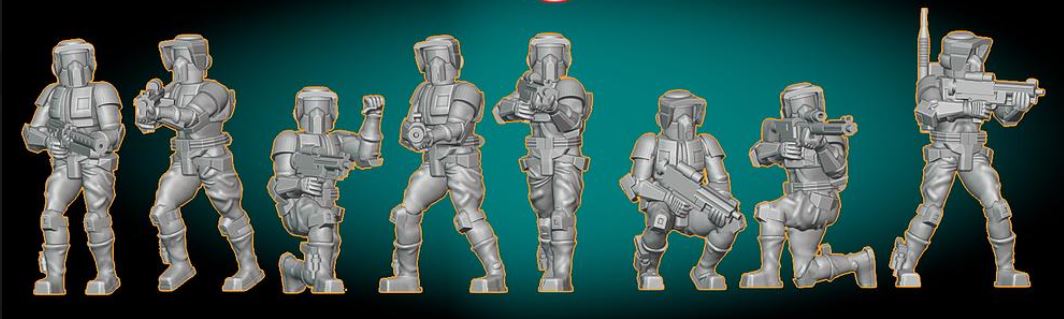 Dictator Recon Scout Bundle (Legion) (Jason Miller Design) (SciFi)