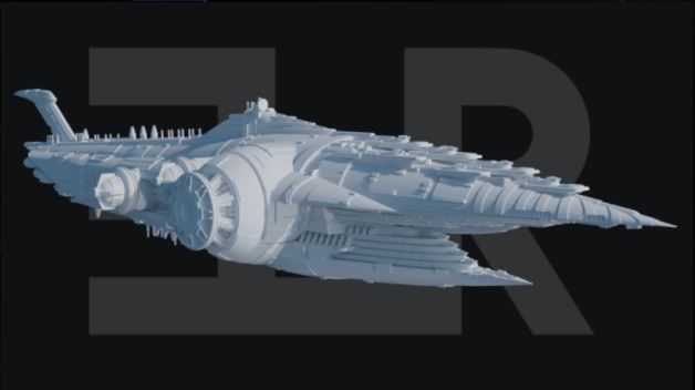 Subjugator Class Cruiser (SciFi) (Resin Engine)