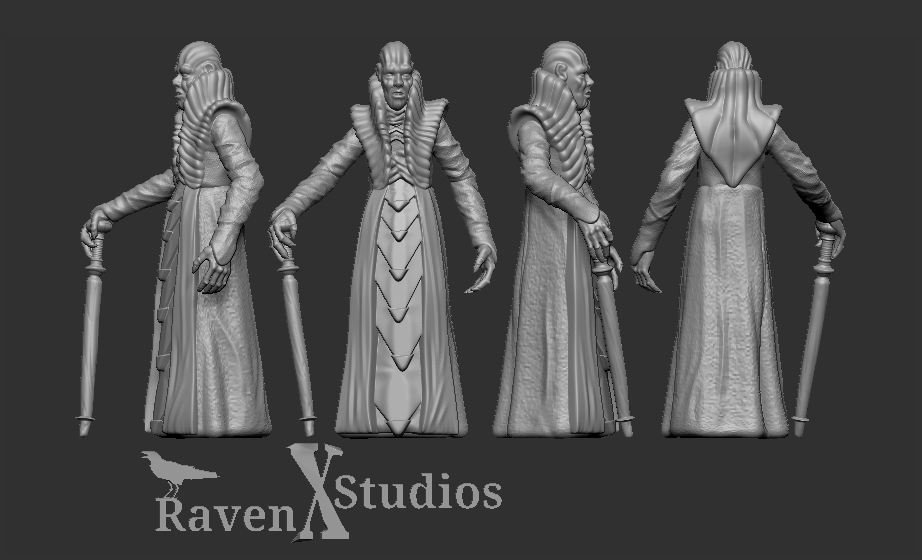 Tion Medon inspired model (Legion) (SciFi) (Raven X)