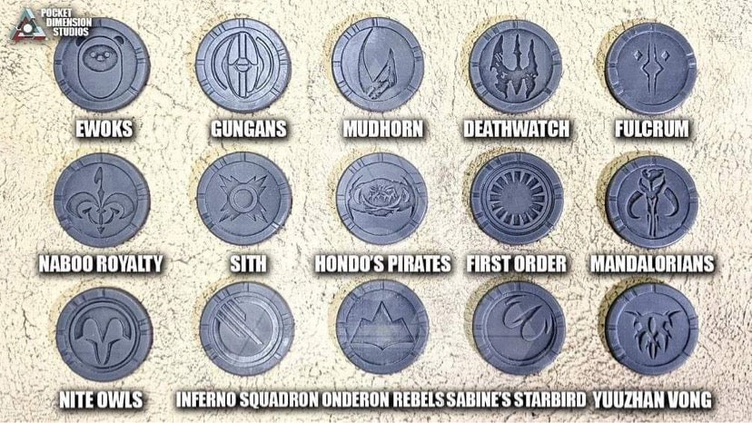 Universal Order Tokens - Extended Universe (Legion) (Pocket Dimension Studios) (SciFi)