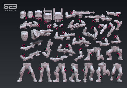Replicator Commando Bundle (Legion) (Sci-Fi) (Anvilrage)